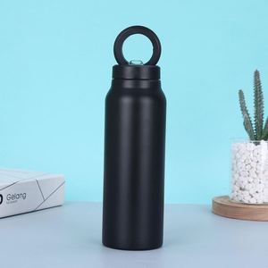 Customized Logo Magnetic <b>Phone</b> <b>Holder</b> Bottle 24oz Stainless Steel Insulated <b>Gym</b> Travel Cup - Product Image 2