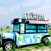 Klassieke auto multifunctionele mobiele eetwagen ijscowagen pizzawagen voedselkar bierverkoop foodtruck fabrikant op maat gemaakte aanhanger