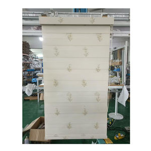 Ombra romana Zebra persiane finestra motore elettronico Zebra Premier paralumi piatti trasparenti - Product Image 1