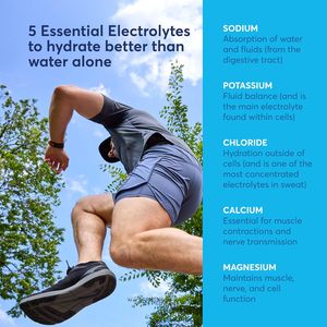 Mezcla de Electrolitos Isotónicos para Hidratación, Mezcla de Polvo Post-Entrenamiento Sin Gluten, Bebida en Polvo con Electrolitos - Product Image 2