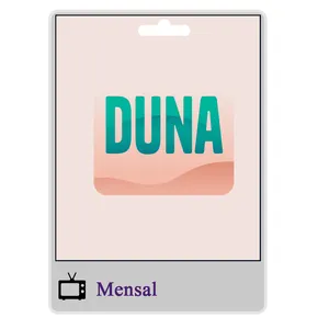 Duna TV Mensal recarga for brasil Portuguese Monthly gift card Live TV and VOD integrated