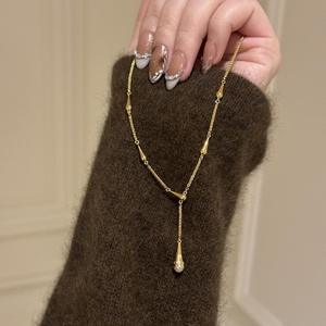 Collar de Plata de Ley S925 con Tres Diamantes para Mujer, Diseño Versátil y Exquisito, Colgante y Dije Dulce y Moderno - Product Image 2