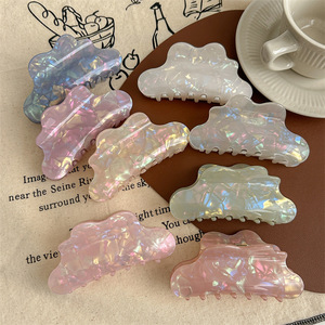 กิ๊บหนีบผมรูปเ<span class=keywords><strong>ม</strong></span>ฆ PVC ขนาดใหญ่ ประดับกลิตเตอร์ สำหรับรว<span class=keywords><strong>บ</strong></span>ผ<span class=keywords><strong>ม</strong></span>หางม้า ตกแต่งทรงผ<span class=keywords><strong>ม</strong></span> - Product Image 2