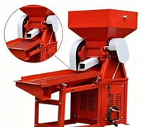 2,5 kW Hoge Vermogen Motor Koffiekersen Schiller Automatische Verse Koffievruchten Schilmachine Hoge Productiviteit Koolstofstaal
