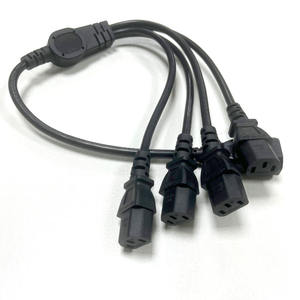 1 Way2 3 4 <b>Splitter</b> Power Supply Adapter <b>Cable</b> 1 Male to 2 3 4 Female Copper/PVC New Energy Vehicle Wire - Product Image 4