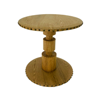 Table basse vintage en bois massif de style campagnard français Table d'appoint de luxe rétro pour salon Table console pour petits espaces