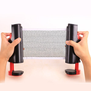Portable Anywhere Retractable Table Tennis <strong>Net</strong> <strong>Ping</strong> <strong>Pong</strong> Post <strong>Net</strong> Rack for Any Tables - Product Image 1