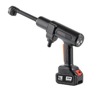 Pistola de lavado de autos inalámbrica de 21V con batería de litio, rociador de agua a alta presión para limpieza de autos y uso en el jardín. - Product Image 1