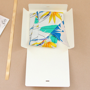 cheap luxury silk scarf gift box packaging envelope
