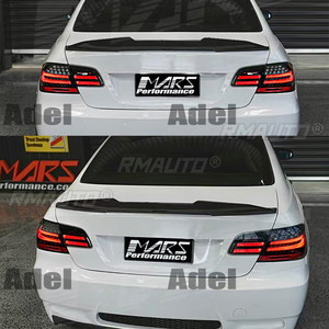 Aileron de toit style M4 MP PSM en fibre de carbone pour BMW Série 3 E92 2006-2014 320i 325i, kit d'aileron de coffre - Product Image 4