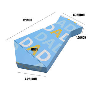 Emballage de parfum doux en carton rigide en forme de cravate pour hommes vide boîte-cadeau papa pour la fête <span class=keywords><strong>des</strong></span> pères - Product Image 5