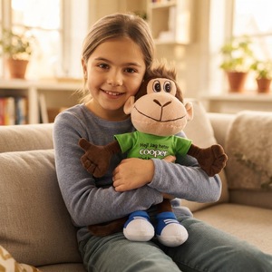 Produttore di Giocattoli in Peluche Personalizzati, <span class=keywords><strong>Scimmia</strong></span> di Peluche da 25cm Realizzata Secondo <span class=keywords><strong>Disegno</strong></span> o Foto - Product Image 5