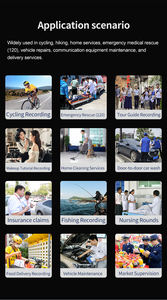 Cámara Deportiva con Soporte para la Cabeza, Grabación de <span class=keywords><strong>Video</strong></span>, Videocámara Vlog, Estabilizador de Gimbal de 6 Ejes, Control por Aplicación Wi-Fi - Product Image 5