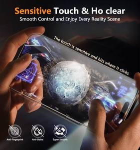 Protection d'écran OEM personnalisée double résistance 9H 2.5D transparente pour iPhone 16 17 Pro Max, verre trempé 3X plus résistant anti-rayures - Product Image 2