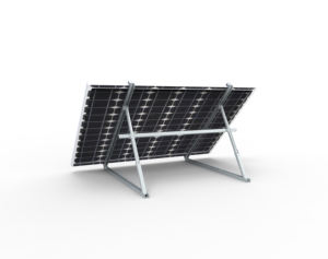 Support solaire triangulaire réglable - Support de garde-corps de balcon robuste pour panneaux - Product Image 1