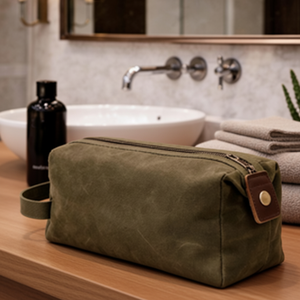 Bolsa de <span class=keywords><strong>Maquillaje</strong></span> de Lona Verde, Personalizada, al por Mayor, Duradera, Ecológica, Portátil, con Cierre, para Viajes y Cosméticos, para Chicas - Product Image 1