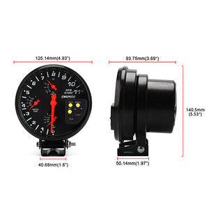 CNSPEED Jauge de voiture multifonctionnelle de 5 pouces, pression d'huile, température de l'eau, tachymètre pour véhicule à essence 12V - Product Image 3