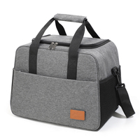 Sac isotherme de grande taille, résistant, personnalisé avec logo, en gros, pour le déjeuner, à emporter, sac isotherme imperméable, sac à vin