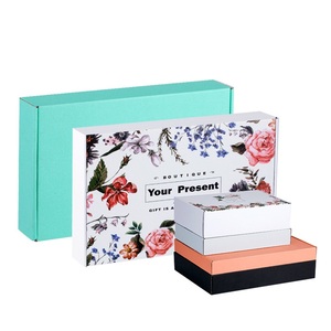 Boîte d'expédition en carton ondulé la plus vendue, boîte d'expédition personnalisée, boîte cadeau pour tous usages avec impression couleur intégrale - Product Image 1