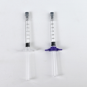 Seringue d'injection en verre Luer Lock 3 <span class=keywords><strong>cc</strong></span> 3 ml pour emballage de produits cosmétiques à base d'acide hyaluronique - Product Image 5