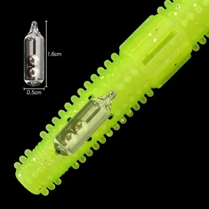 Appâts de poisson flottants <span class=keywords><strong>Tube</strong></span> sonore en verre intégré Insecte doux flottant Pêche en mer d'eau douce - Product Image 3