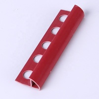 Profilés de décoration en plastique pour la maison, cornières en PVC, bordures de carrelage, bord rond, imitation marbre, fabriqués par FSF Export Factory, matériaux de construction flexibles.