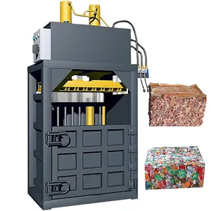 Hydraulic Vertical Compressing Machine/ waste paper press machine Cheap Price Mini Hay Baler/Cardboard