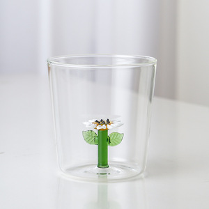 Tazza per Caffè e Bevande in Vetro Spesso, Ecologica, Resistente al Calore, Design Moderno Tridimensionale con Manico, per Uso in Ufficio - Product Image 6