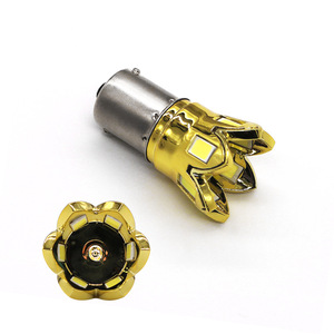 Clignotants LED pour voiture, feux de freinage, ampoules de recul en forme de lotus à 6 lumières 1157, 1156 - Product Image 2