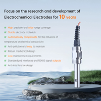 Contrôleur de capteur de conductivité analogique OEM haute température en acier inoxydable 316L électrode TDS sonde de conductivité en ligne Ec