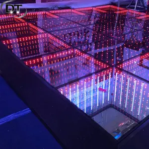 Led sàn Bảng điều chỉnh Disco gạch LED chiếu sáng sân khấu Led video sàn nhảy 3D gương sàn nhảy bán buôn tại Trung Quốc