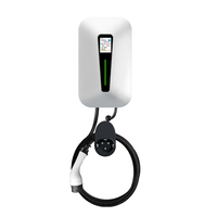 Yeni 7kw 5 metre hızlı EV şarj kazık istasyonu EV kullanımı Wallbox Wallbox araba için