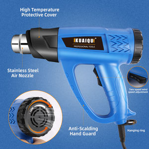 KQ8623S <span class=keywords><strong>pistolet</strong></span> à Air chaud Thermostat numérique Film torréfié industriel Film rétractable <span class=keywords><strong>pistolet</strong></span> de séchage de cheveux chauds soudure souffleur <span class=keywords><strong>thermique</strong></span> 220V - Product Image 2