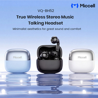 Miccell Wholesale 6.0 Headphones Ear-ckip Wireless Headphones Music Call Earphones Sports Earbuds untuk Iphone, Samsung.