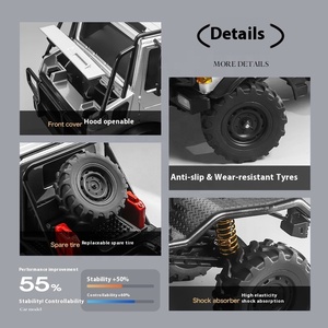 2025 Mới 1/18 Mn333 RC Xe 4X4 Unimog Điện 2.4G Off-Road Đá Crawler Cho Trẻ Em Người Lớn Kim Loại Cross-Biên Giới RC Mô Hình Xe Tải Đồ Chơi - Product Image 4