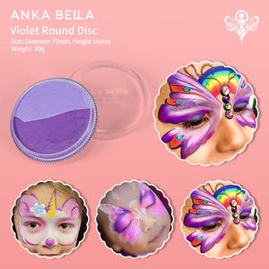 <span class=keywords><strong>Pintura</strong></span> Facial Ankabella de Doble Color, Natural, No Tóxica, a Base de Plantas, Segura para la Piel, Pigmento para Pintar el Cuerpo para Niños - Product Image 2