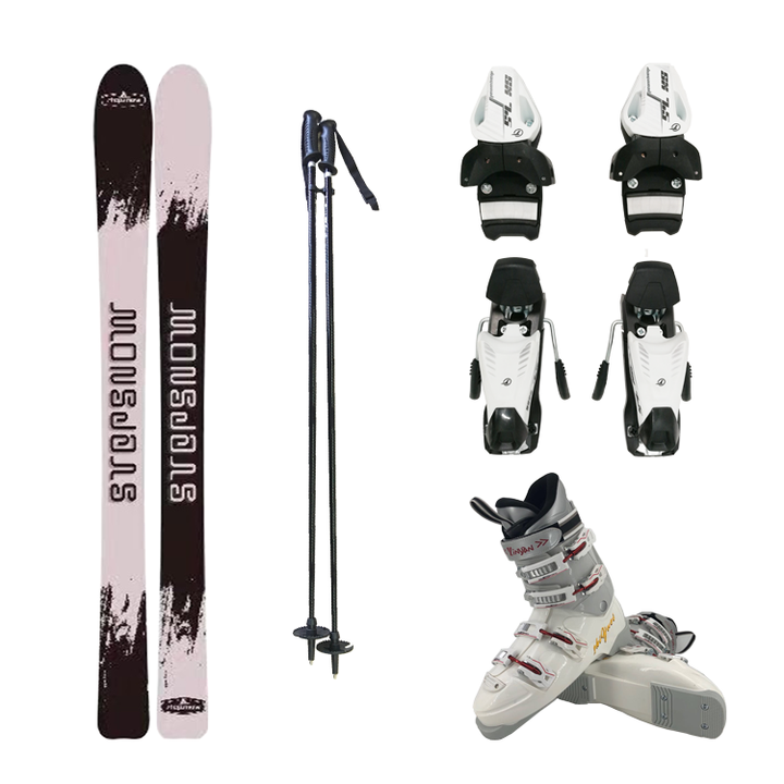 High Quality Carbon Skis Set - Normal Norml Ski Adult Speed