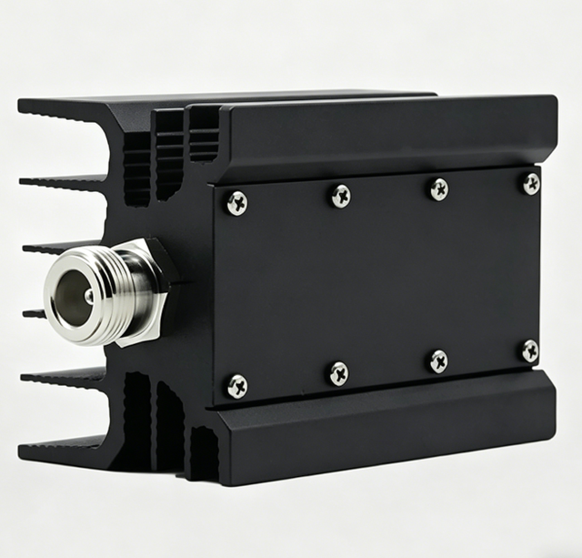 50W RF Coaxial Load 50Ohm DC-4GHz N Male Connector Dummy Load with 1.2 VSWR and -55~+100 Operating Temp for RF Testing