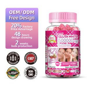 Gommose di bellezza Premium con glutatione 1500000 mg e senza rughe di collagene, pelle chiara e unghie sane - Product Image 2