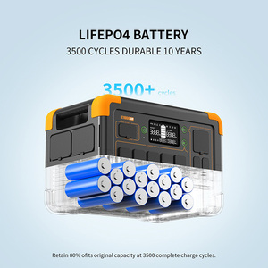 E1000LFP+PV200 สถานีพลังงานแสงอาทิตย์แบบพกพาขนาดเล็ก 1800W สำหรับการเดินทาง - Product Image 2