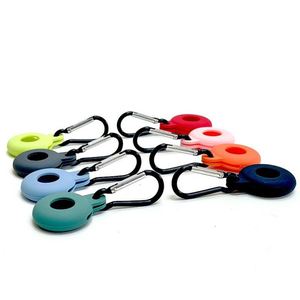 Funda de silicona al por mayor para AirTag con mosquetón, color personalizado, protector antipérdida, a prueba de golpes, impermeable, personalizable - Product Image 2