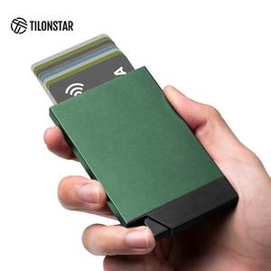 Porte-cartes de crédit pop-up fin en aluminium TILONSTAR TVC500, logo personnalisé fourni en échantillon - Product Image 3