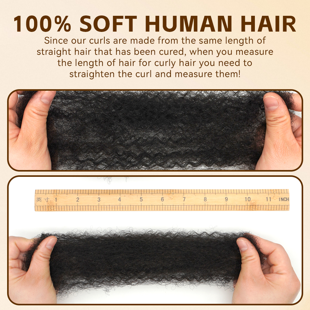 Vast Hair Workshop Craft Detail 3 for KAMA 4C Raw Remy Brazilian Human Hair Extensions for Spring Twist Braiding Pre-Fluffy Afro Kinky Curly Weave 50g Bundle