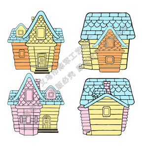 Decoración Voladora de Globos Chunjun, Accesorios de Paisajismo para Bonsái y Suculentas, Casa de Resina de Varios Pisos, Manualidades - Product Image 1