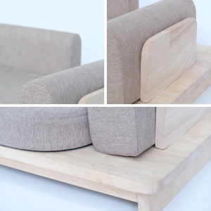 Premium Modern Pet <strong>Sofa</strong> <strong>Bed</strong> Wooden Base Waterproof Plush Removable Washable Sponge Memory Foam <strong>for</strong> Small <strong>Dogs</strong> - Product Image 3