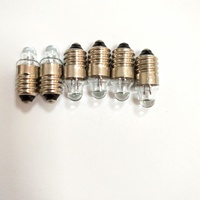 E10 lentille en verre ampoule 2.2V0.25A/2.5V0.3A/2.2V0.09A médical mini lampe de poche ampoule de rechange