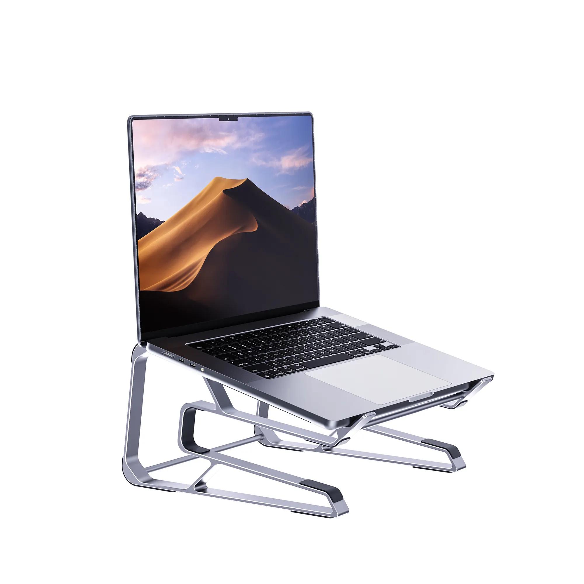 Boneruy P82 ergonomik alüminyum masa dizüstü tutucu ayrılabilir laptop standı Apple MacBook hava Pro için Dell için HP için