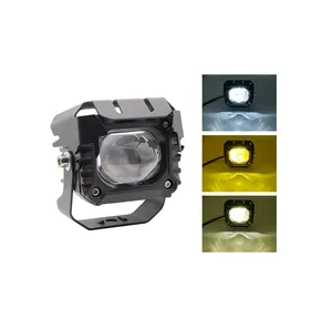 Led Lái Xe Sương Mù Ánh sáng cao thấp chùm đôi màu sắc cho xe máy Đèn pha ATV SUV Xe Tải xe Đèn Xe Máy Đèn sân khấu