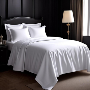 Wrinkle Fade Stain Resistant Bedroom Sets Solid Color <strong>Polyester</strong> Microfiber Bed <strong>Sheet</strong> Bedding Set - Product Image 1