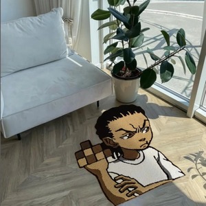 Tappeto a Forma di Personaggio dei Cartoni Animati, Tappeto <span class=keywords><strong>per</strong></span> Bambini da Lato Letto, Morbido Antiscivolo <span class=keywords><strong>per</strong></span> Soggiorno e Bagno, Decorazione <span class=keywords><strong>per</strong></span> la Casa - Product Image 2